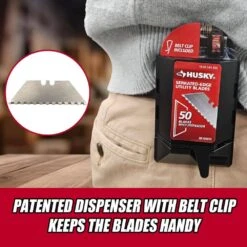 Husky Serrated Blade (50-Pack) 15 Husky Serrated Blade (50-Pack) -Husky Shop husky knife blades hky00015 1f 1000