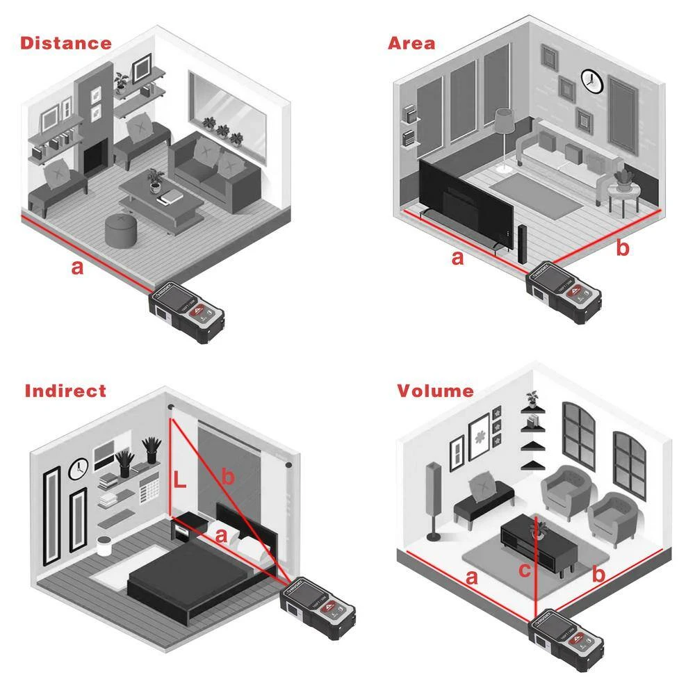 Husky 65 Ft. Laser Distance Measure 7 Husky 65 Ft. Laser Distance Measure - Image 7