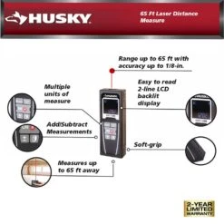 Husky 65 Ft. Laser Distance Measure 8 Husky 65 Ft. Laser Distance Measure -Husky Shop husky laser distance measurer 90961 e1 1000