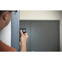 Husky 60 Ft. Rechargeable Pocket Laser Distance Measuring Tool -Husky Shop husky laser distance measurer hldmpkt 66 1000