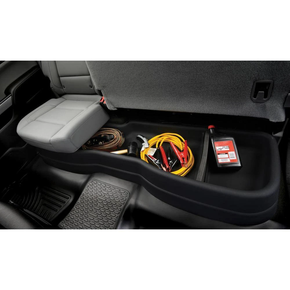 Under Seat Storage Box Fits 07-13 Silverado/Sierra 1500 Crew Cab 3 Under Seat Storage Box Fits 07-13 Silverado/Sierra 1500 Crew Cab - Image 3