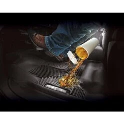 Front Floor Liners Fits 17-17 F-250 Crew With Vinyl -Husky Shop husky liners floor mats 52731 4f 1000