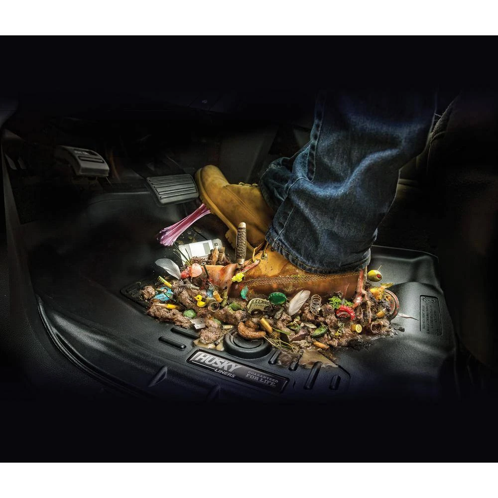 Front & 2nd Seat Floor Liners Fits 07-13 Silverado/Sierra Extended 3 Front & 2nd Seat Floor Liners Fits 07-13 Silverado/Sierra Extended - Image 3