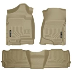Front & 2nd Seat Floor Liners Fits 07-14 Suburban 1500/Yukon XL 1500