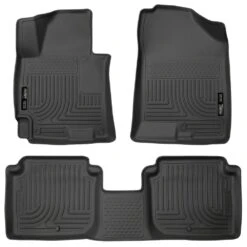 Front & 2nd Seat Floor Liners Fits 14-16 Elantra Sedan