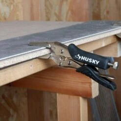 Husky 6.5 In. L Nose Locking Plier -Husky Shop husky locking pliers 90951 31 1000