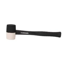 Husky 16 Oz. White And Black Rubber Mallet -Husky Shop husky mallets 90690 c3 1000