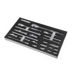Husky 1/4 In., 3/8 In. And 1/2 In. 144-Position Ratchet And Accessory Set In EVA (22-Piece) -Husky Shop husky mechanics tool sets h144rat22pceva 44 1000