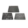 Husky 1/4 In., 3/8 In. And 1/2 In. Socket And Ratcheting Wrench Mechanics Tool Set With EVA Storage Trays (230-Piece)
