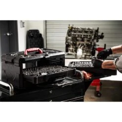 Husky 1/4 In., 3/8 In. And 1/2 In. Drive Mechanics Tool Set (300-Piece) -Husky Shop husky mechanics tool sets h300mts 4f 1000