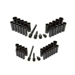 Husky 1/4 In., 3/8 In. And 1/2 In. Drive Mechanics Tool Set With Impact Sockets And EVA Storage Trays (370-Piece) -Husky Shop husky mechanics tool sets h370mtsimpevacb 76 1000