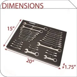 Husky 1/4 In., 3/8 In. And 1/2 In. Drive Mechanics Tool Set With Impact Sockets And EVA Storage Trays (370-Piece) -Husky Shop husky mechanics tool sets h370mtsimpevacb a0 1000