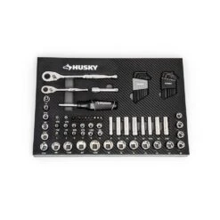 Husky 1/4 In. And 3/8 In. 72-Tooth Ratchet Mechanics Tool Set In EVA (70-Piece) -Husky Shop husky mechanics tool sets h70mtseva c3 1000