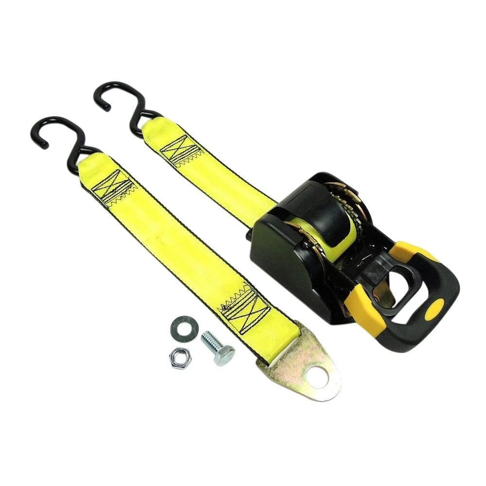 Husky Retractable Ratchet 10 Ft. X 1 7/8 In. 1000 Lbs. 1 Husky Retractable Ratchet 10 Ft. X 1 7/8 In. 1000 Lbs.