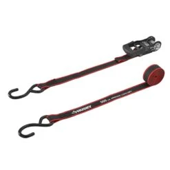 Husky 12 Ft. X 1 In. Ratchet Tie-Down Straps With S-Hook (4-Pack) -Husky Shop husky moving straps fh0829 31 1000 1