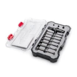 Husky BITE Metric Impact Ready Interchangeable Nut Driver Set With Cushion-Grip Handle (10-Piece) -Husky Shop husky nut driver sets hbnd10pcm 66 1000