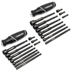 Husky BITE SAE And Metric Impact Ready Interchangeable Nut Driver Set With Cushion-Grip Handles (20-Piece) 13 Husky BITE SAE And Metric Impact Ready Interchangeable Nut Driver Set With Cushion-Grip Handles (20-Piece) -Husky Shop husky nut driver sets hbnd20pcsmcb a0 1000