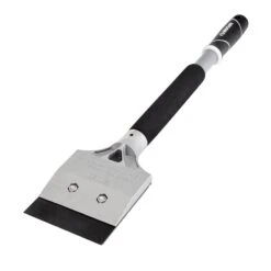 Husky 4 In. Heavy-Duty Floor Paint Scraper With Soft Grip Handle