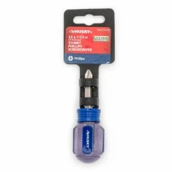 Husky #1 X 1-1/2 In. Square Shaft Stubby Phillips Screwdriver -Husky Shop husky phillips head screwdrivers h1x112sphsd 66 1000