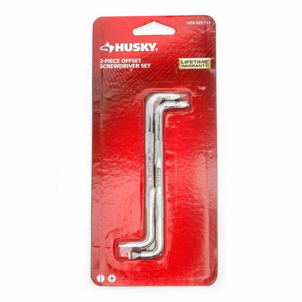 Husky Offset Screwdriver (2-Pack) 1 Husky Offset Screwdriver (2-Pack)