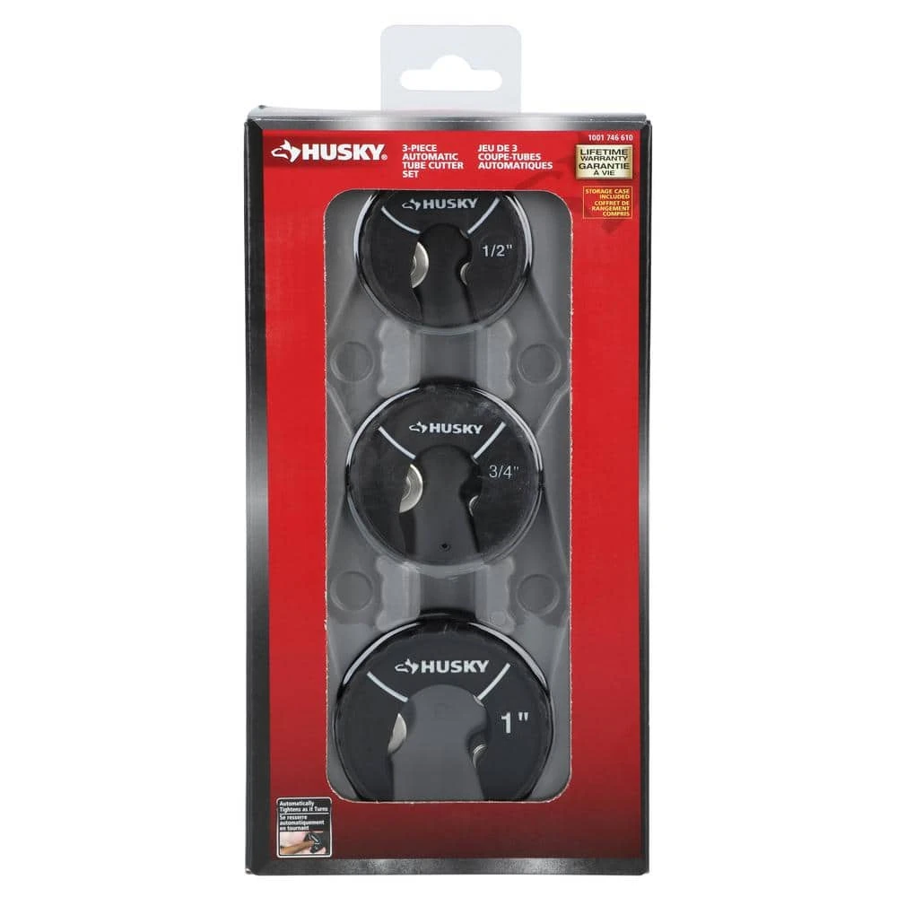 Husky Close Quarters Tubing Cutter Set With Case (3-Piece) 3 Husky Close Quarters Tubing Cutter Set With Case (3-Piece) - Image 3