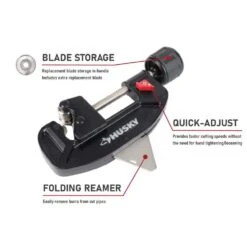 Husky 2-1/8 In. Quick-Release Tubing Cutter -Husky Shop husky pipe tube cutters 410 191 0111 40 1000