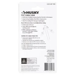 Husky PVC Cable Saw For 1/2 In. - 4 In. Pipes -Husky Shop husky pipe tube cutters 80 517 111 1f 1000