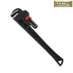 Husky 18 In. Heavy-Duty Cast Iron Pipe Wrench With 2 In. Jaw Capacity -Husky Shop husky pipe wrenches wg 40 18 c3 1000