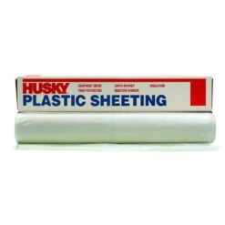 Husky 8 Ft. 4 In. X 100 Ft. Clear 3 Mil Plastic Sheeting