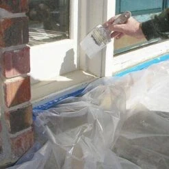 Husky 20 Ft. X 100 Ft. Clear Plastic Sheeting -Husky Shop husky plastic sheeting cf0420c 44 1000