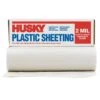 Husky 10 Ft. X 100 Ft. Clear 2 Mil Plastic Sheeting (Pallet Of 126 Rolls)