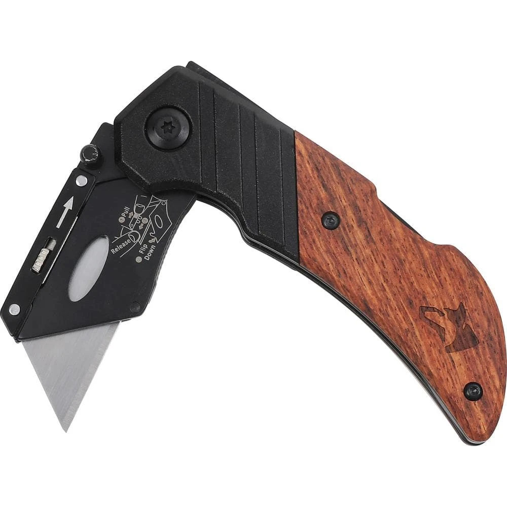 Husky 2.99 In. Chrome Wood Utility Knife 4 Husky 2.99 In. Chrome Wood Utility Knife - Image 4