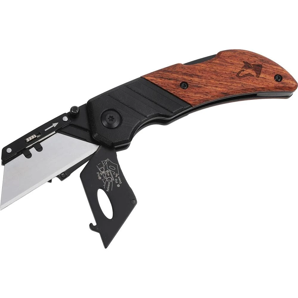 Husky 2.99 In. Chrome Wood Utility Knife 5 Husky 2.99 In. Chrome Wood Utility Knife - Image 5