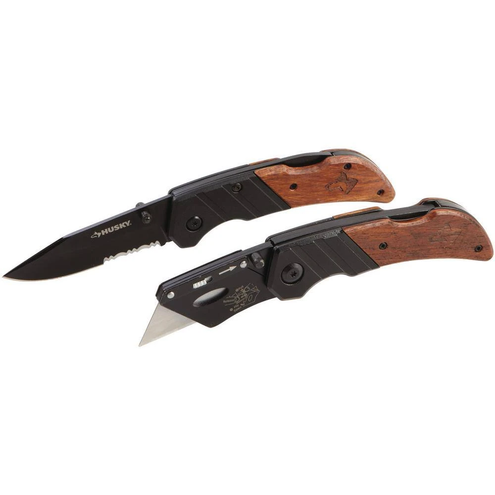 Husky 2.99 In. Chrome Wood Utility Knife 7 Husky 2.99 In. Chrome Wood Utility Knife - Image 7