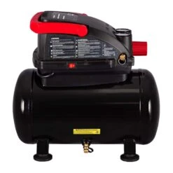 Husky 3 Gal. 120 PSI Portable Electric Oil-Free Light Duty Hotdog Air Compressor With Fold Down Handle And 1-Quick Coupler -Husky Shop husky portable air compressors 0200345 40 1000