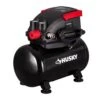 Husky 3 Gal. 120 PSI Portable Electric Oil-Free Light Duty Hotdog Air Compressor With Fold Down Handle And 1-Quick Coupler