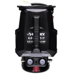 Husky 4 Gal. 175 PSI Electric Oil-Free High Performance Air Compressor With 25 Ft. Air Hose And 2-in-1 Brad Nailer/Stapler -Husky Shop husky portable air compressors 0200442a 1d 1000