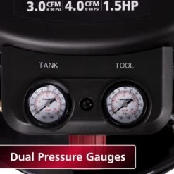 Husky 6 Gal. 175 PSI Electric Oil-Free High Performance Jobsite Pancake Air Compressor With Dual Gauges And 2-Quick Couplers -Husky Shop husky portable air compressors 0210646 44 1000