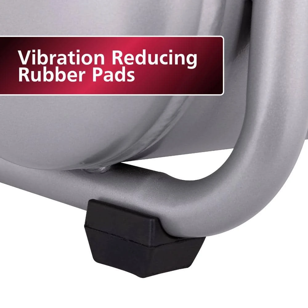 Husky 2 Gal. 135 PSI Portable Electric Oil-Free Quiet Jobsite Air Compressor With Dual Pressure Gauges And 1-Quick Coupler 11 Husky 2 Gal. 135 PSI Portable Electric Oil-Free Quiet Jobsite Air Compressor With Dual Pressure Gauges And 1-Quick Coupler - Image 11