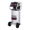 Husky 20 Gal.165 PSI Vertical Electric Oil-Free Quiet Auto/Workshop Air Compressor With Dual Gauges And 2-Quick Couplers