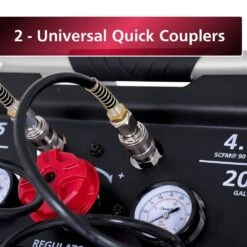 Husky 20 Gal.165 PSI Vertical Electric Oil-Free Quiet Auto/Workshop Air Compressor With Dual Gauges And 2-Quick Couplers -Husky Shop husky portable air compressors 3332013 c3 1000