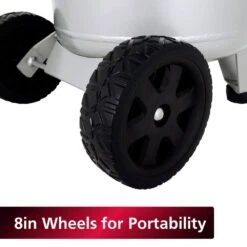 Husky 27 Gal.165 PSI Vertical Electric Oil-Free Quiet Auto/Workshop Air Compressor With Dual Gauges And 2-Quick Couplers -Husky Shop husky portable air compressors 3332741 76 1000