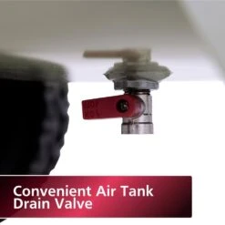 Husky 27 Gal.165 PSI Vertical Electric Oil-Free Quiet Auto/Workshop Air Compressor With Dual Gauges And 2-Quick Couplers -Husky Shop husky portable air compressors 3332741 fa 1000