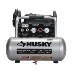 Husky 4 Gal. 225 PSI High Performance Crew Electric Portable Air Compressor -Husky Shop husky portable air compressors c041h fa 1000
