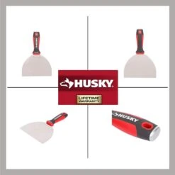 Husky 6 In. Putty Knife With Stainless Steel Blade -Husky Shop husky putty knives 90981 1d 1000