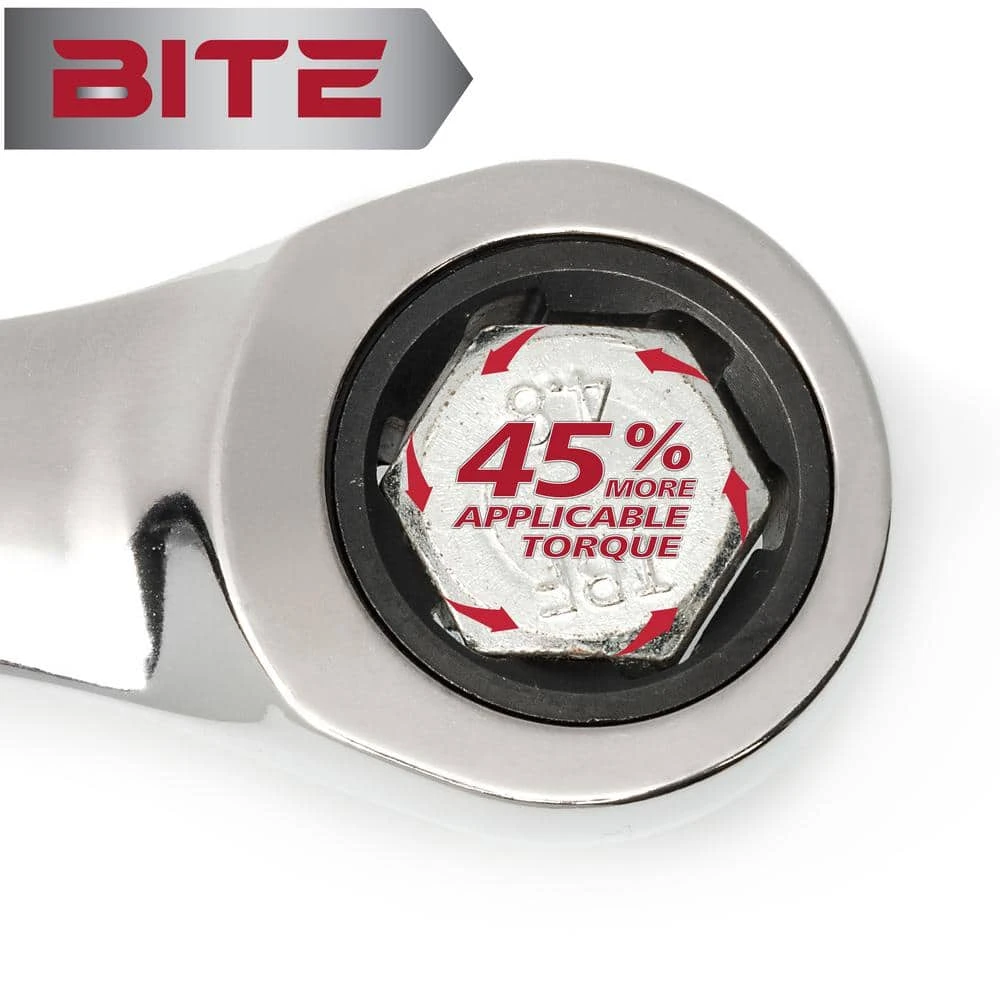 Husky BITE SAE 72-Tooth Ratcheting Wrench Set (8-Piece) 7 Husky BITE SAE 72-Tooth Ratcheting Wrench Set (8-Piece) - Image 7