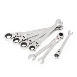 Husky Flex Ratcheting SAE Combo Wrench (7-Piece) -Husky Shop husky ratcheting wrenches hfrw7pcsae c3 1000
