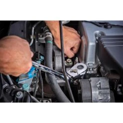 Husky 1/2 In. Drive 100-Position Chrome Locking Flex-Head Ratchet -Husky Shop husky ratchets h100c12flratn 44 1000