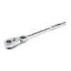 Husky 1/2 In. Drive 100-Position Chrome Locking Flex-Head Ratchet