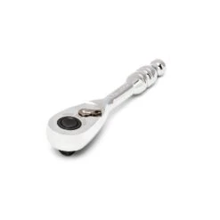 Husky 3/8 In. Drive 100-Position Chrome Stubby Ratchet -Husky Shop husky ratchets h100c38srat 4f 1000